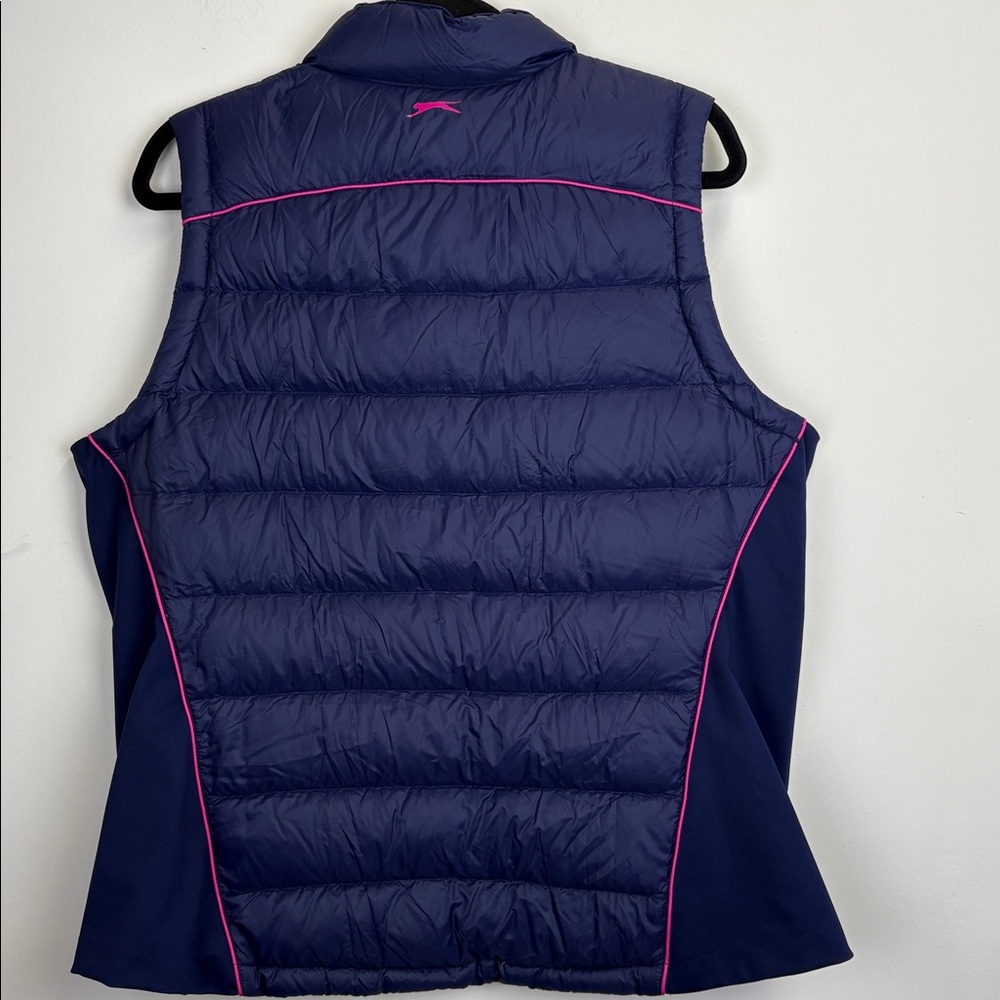 Slazenger Down Fill Tech Nightfall Purple Vest Women's Size XL - Picture 7 of 9